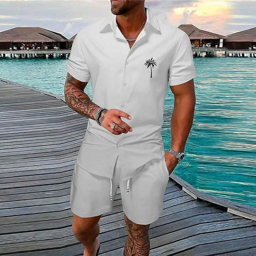 Men’s Summer Beach Shorts Set