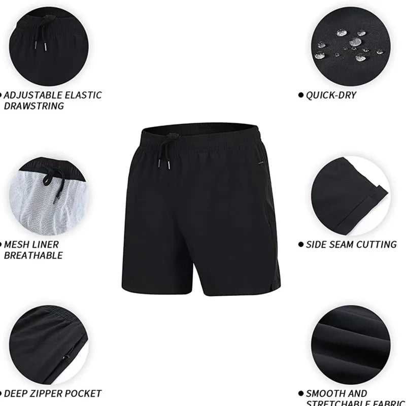 StreetAura Quick-Dry Swim Shorts